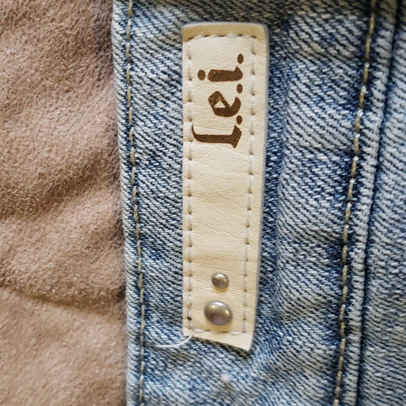 Lei Sophia Hipster Flare Jeans Y2K Distressed - Picture 9 of 12